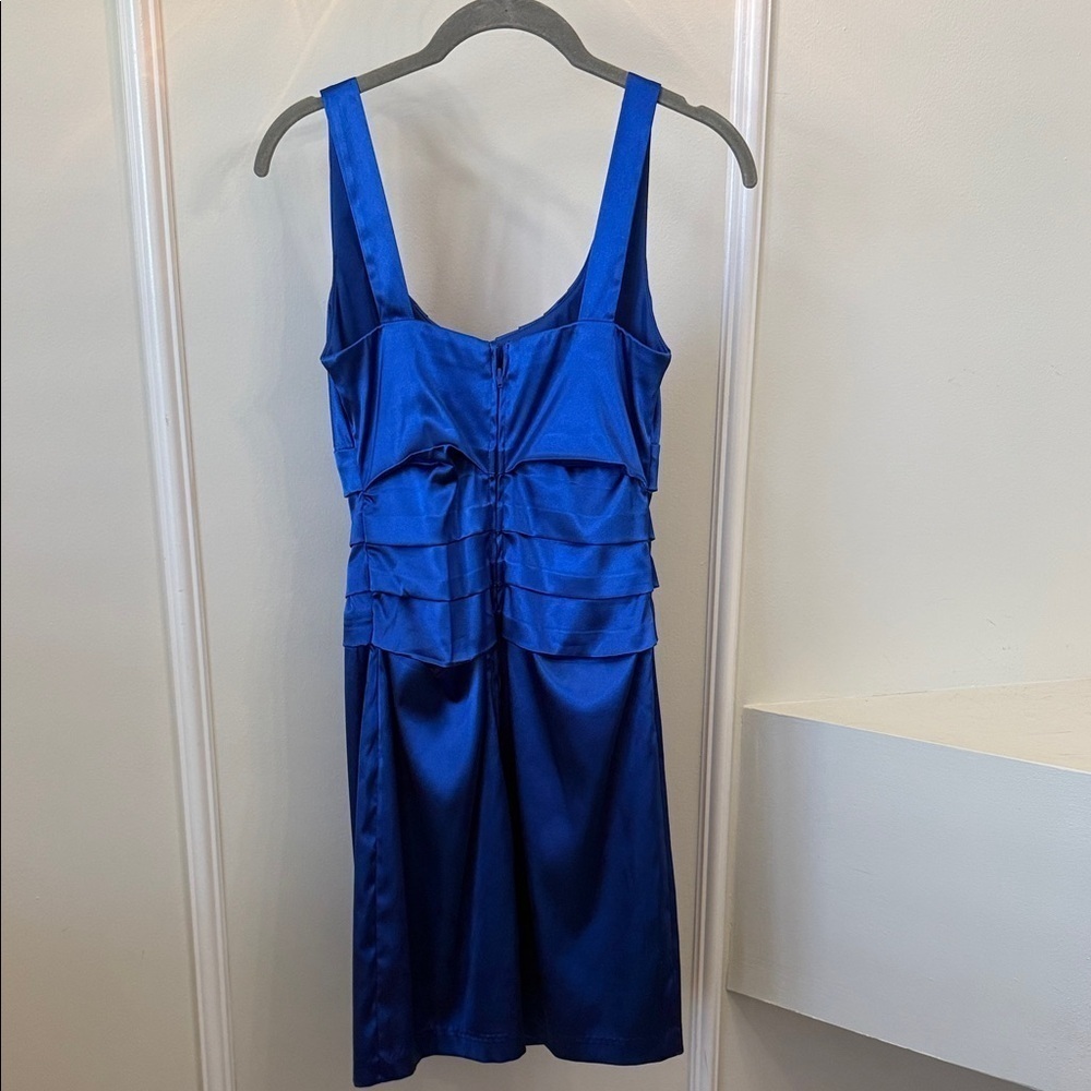 B Darlin Royal Blue Mini Dress - Picture 4 of 5